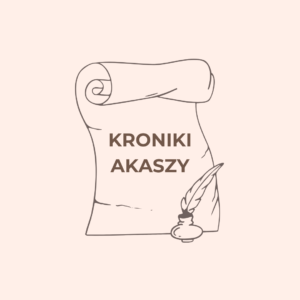 Pergamin z napisem Kroniki Akaszy i piórem zamoczonym w tuszu